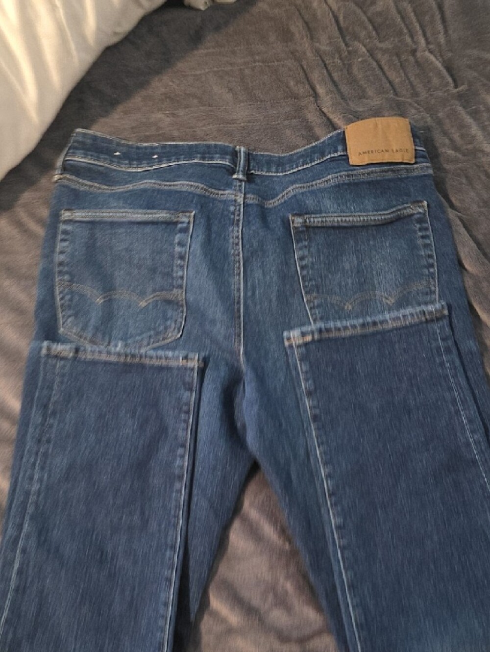 American Eagle Dark Blue AirFlex+ Denim Jeans - Picture 6 of 10
